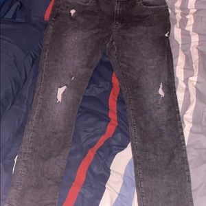 Black Ripped AE Jeans